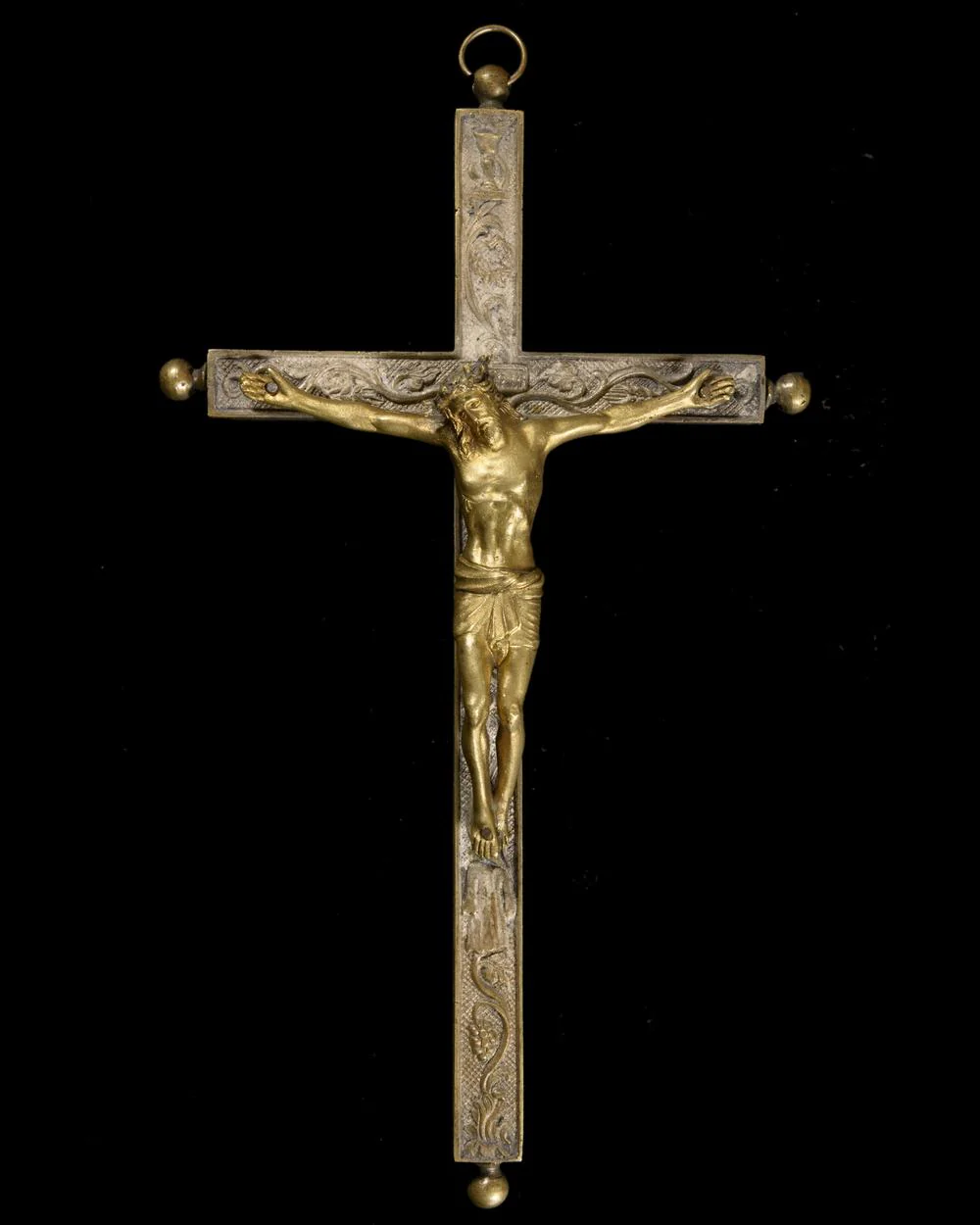 CRUCIFIX RELIQUAIRE AUX NOMBREUSES RELIQUES - Image 2