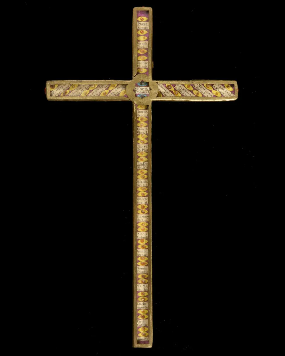 CRUCIFIX RELIQUAIRE AUX NOMBREUSES RELIQUES - Image 5