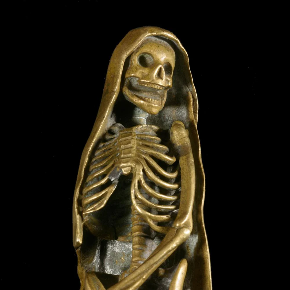 POIGNARD OCCULTE « MEMENTO MORI » À LA MORT ET AU SERPENT - Image 7