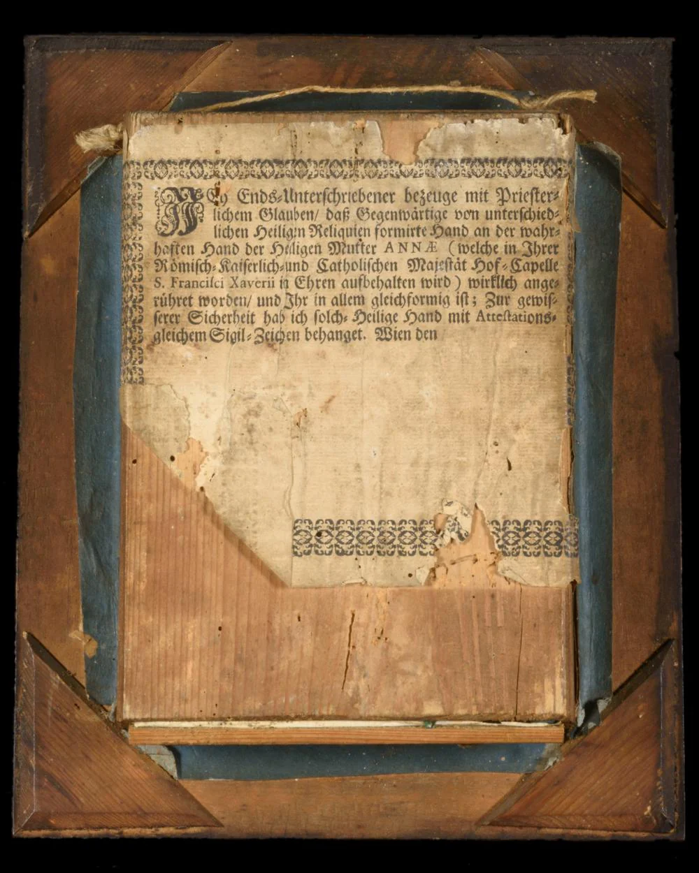 RELIQUAIRE DE LA MAIN DE SAINTE ANNE, VIENNE, XVIIIe SIÈCLE - Image 2