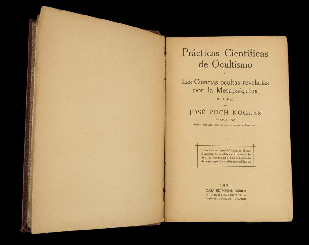 OCCULTISME SCIENTIFIQUE & MĂTAPSYCHIQUE â TRAITĂ OCCULTE ESPAGNOL, 1924 - Image 6