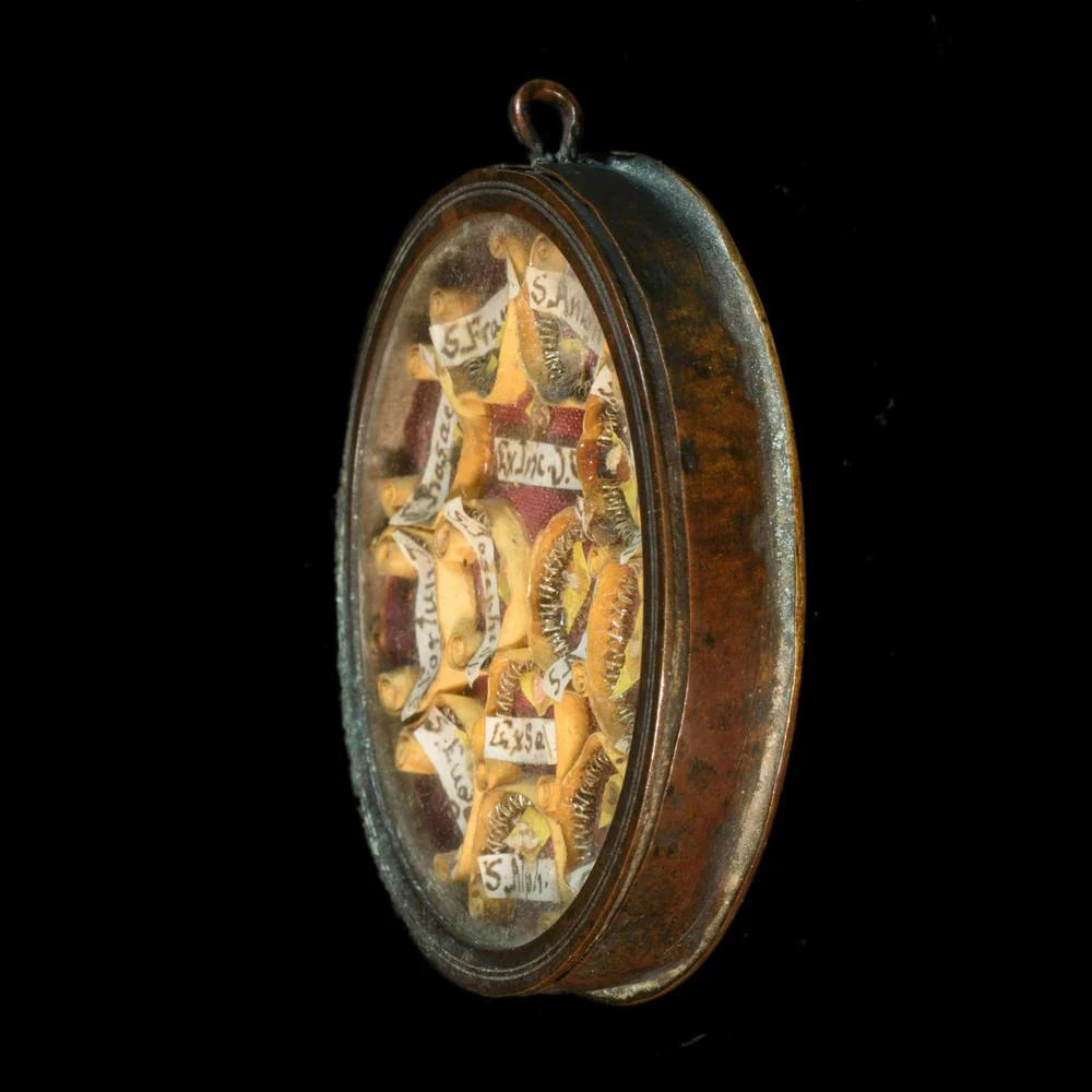 RELIQUAIRE AUX RELIQUES CHRISTIQUES ET AUX SAINTS MAJEURS - Image 2