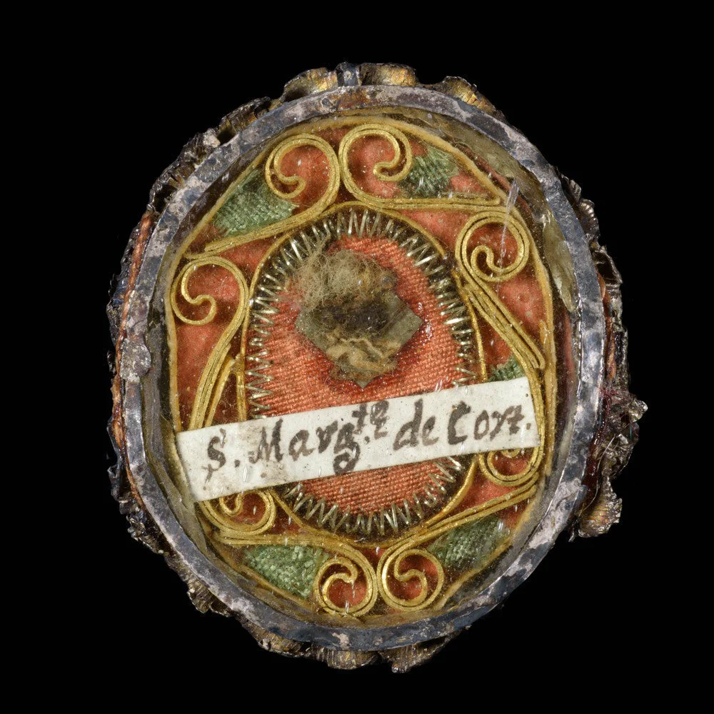 RELIQUAIRE, RELIQUE DE SAINTE MARGUERITE DE CORTONE