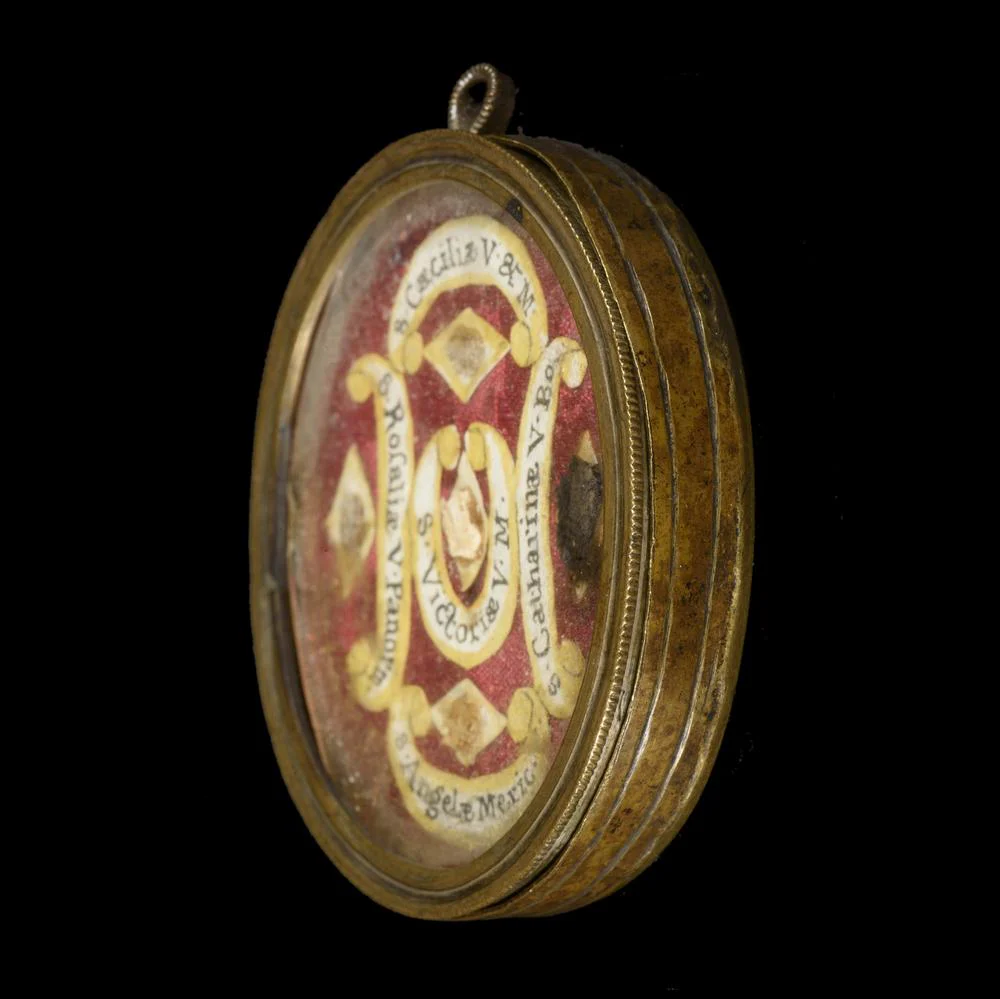 RELIQUAIRE À CINQ RELIQUES DE SAINTS – XVIIIᵉ SIÈCLE - Image 2