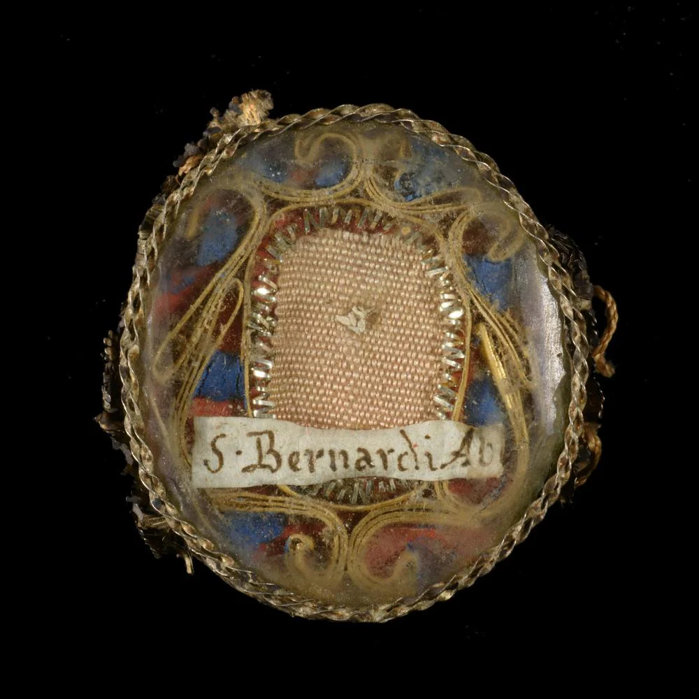 RARE RELIQUAIRE DE SAINT BERNARD ABBÉ