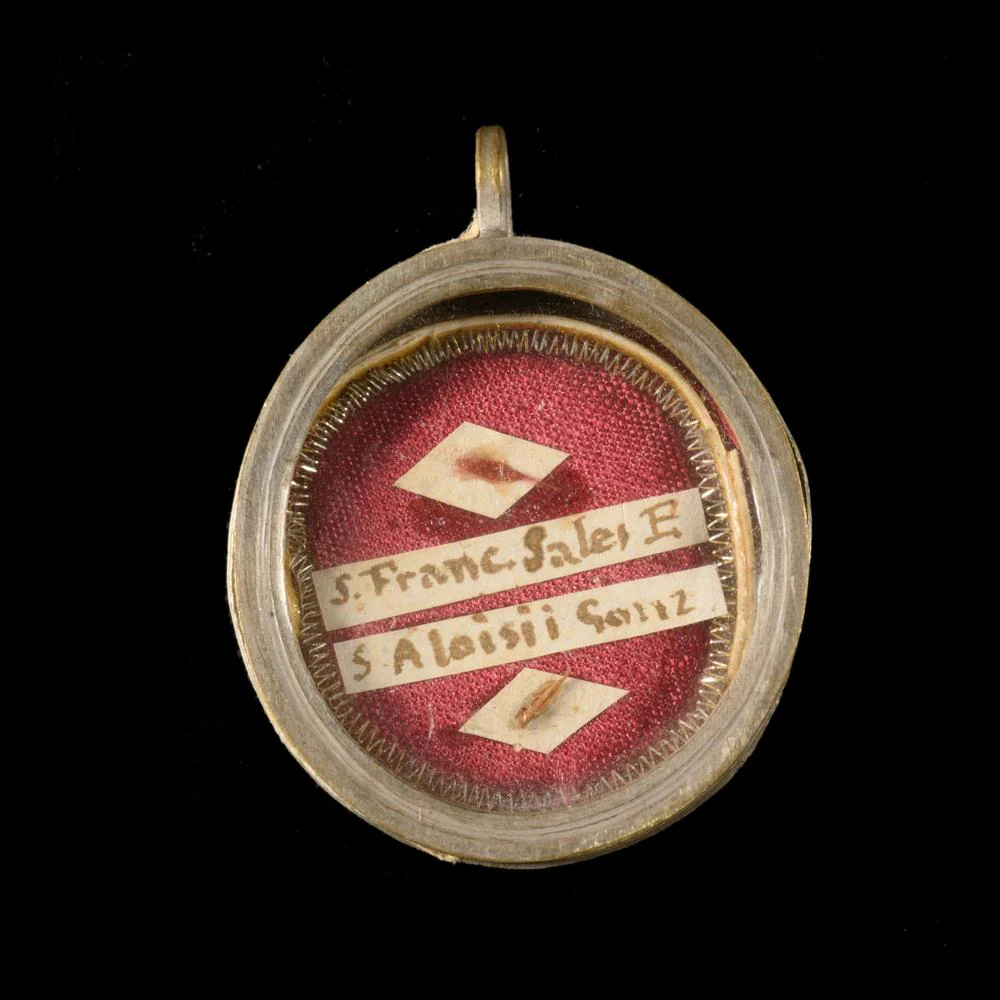 RELIQUAIRE DE SAINT FRANÇOIS DE SALES ET SAINT LOUIS DE GONZAGUE